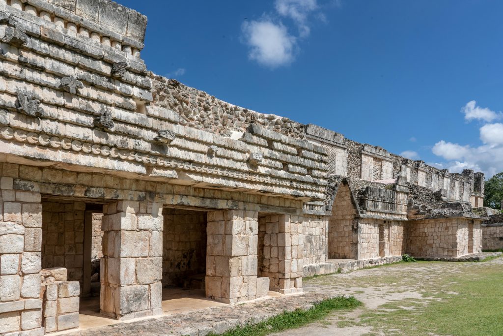 Explore the historic Mayan ruins of Uxmal with intricate stone architecture and cultural significance.